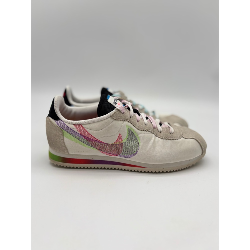 Nike Cortez Be True 2022 Rainbow Summit White Multi Men 10 DR5491-100 Sneaker - Picture 2 of 8